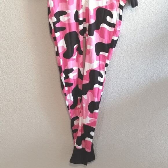 NEW Lazy One Pink Camo Deeriare 1 Piece Footless Trap Door Union Suit Unisex S - Picture 6 of 8